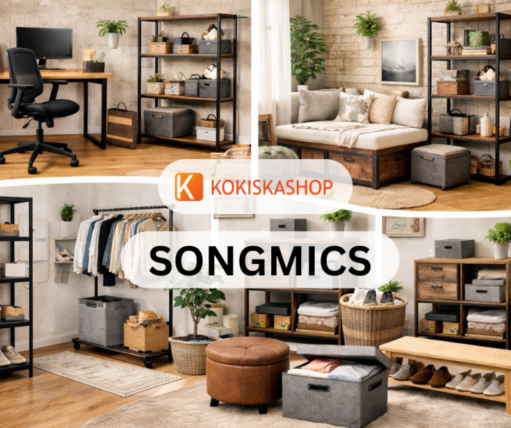 Noutate pe kokiskashop: brandul SONGMICS ne extinde oferta mai mult decât te-ai aștepta