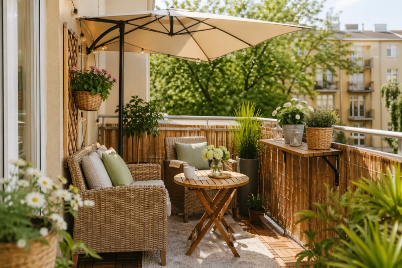 Cum să transformi balconul într-un loc plăcut pentru relaxare primăvara ????☀️