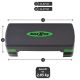 MAXXIVA fitness stepper, reglabil pe înălțime, verde