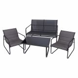 Set de grădină Astoria, set 4 piese cu structură din oțel, g