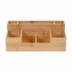 Organizator pentru birou, bambus, 30 x 15 x 11 cm.