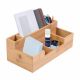 Organizator pentru birou, bambus, 30 x 15 x 11 cm.