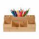 Organizator pentru birou, bambus, 30 x 15 x 11 cm.