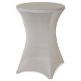 Husă pentru masă înaltă, elastică, 80 x 80 x 110 cm, gri.