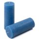 Set de lumânări rustice, 20 cm, Ø 7,5 cm, albastru, 2 buc
