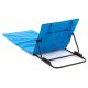 Saltea de plajă reglabilă cu spătar, albastră, 2 bucăți
