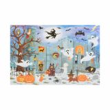 Pictură pe perete Castelul blestemat, 9 LED-uri, 60 x 40 cm