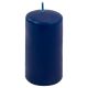 Set de lumânări pilon, 11,5 cm, Ø 6 cm, albastru, 6 buc.