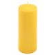 Set de lumânări tip pilon, 20 cm, Ø 7,5 cm, galben, 2 buc