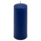Set de lumânări tip pilon, 20 cm, Ø 7,5 cm, albastru, 2 buc