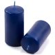 Set de lumânări cilindrice, 10 cm, Ø 5 cm, albastru, 16 buc.