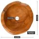 Chiuvetă din lemn DIVERO, tec masiv, Ø 39-40 cm