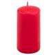 Set de lumânări pilon, 11,5 cm, Ø 6 cm, roșu, 6 buc.