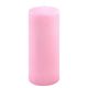Set de lumânări tip stâlp, 20 cm, Ø 7,5 cm, roz, 2 buc