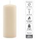 Set de lumânări pilon, 20 cm, Ø 7,5 cm, crem, 6 buc