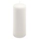 Set de lumânări tip pilon, 20 cm, Ø 7,5 cm, alb, 2 buc