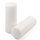Set de lumânări tip pilon, 20 cm, Ø 7,5 cm, alb, 2 buc