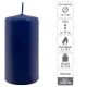 Set de lumânări cilindrice, 10 cm, Ø 5 cm, albastru, 8 buc.