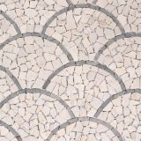 Mozaic din piatră naturală, evantai, bej, 0,98 m²