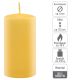 Set de lumânări pilon, 11,5 cm, Ø 6 cm, galben, 12 buc.