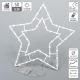 Decorațiuni LED de Crăciun, stea, copac, alb cald, 2x50 LED-