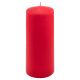 Set de lumânări stâlp, 20 cm, Ø 7,5 cm, roșu, 6 buc