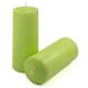 Set de lumânări , 25 cm, Ø 10 cm, verde deschis, 4 buc