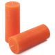 Set de lumânări rustice, 20 cm, Ø 7,5 cm, portocaliu, 2 buc