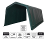 Prelată PVC verde pentru adăpost 3,3x6 m cu pereți laterali,