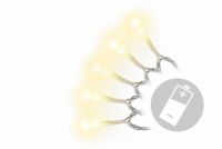 Lanț de Crăciun LED - 3 m, 30 LED, alb cald