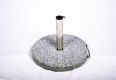 Suport parasolar (rotund) - granit / oțel inoxidabil, 40 kg