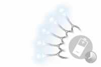 Lanț de Crăciun LED - 10 m, 100 diode, alb rece