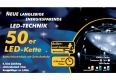 LED lanț de Crăciun- 5m, 50 diode, alb cald