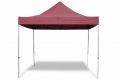Cort de grădină, foarfecă 3 x 3 m + 4 laturi - visiniu