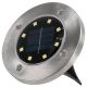 LED iluminat solar incorporat de grădină-Garth cu 3 LED-uri