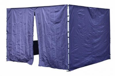 Set de 2 pereți laterali pentru cort PROFI 3 x3 m , albastru