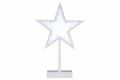Decorațiune de Crăciun - stea pe suport, 38 cm, 20 LED-uri