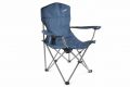 Scaun de camping pliant DIVERO XL - albastru