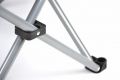 Scaun de camping pliant DIVERO XL - albastru