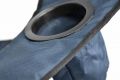 Scaun de camping pliant DIVERO XL - albastru