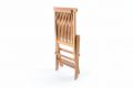 Scaun pliant pentru copii din lemn de tec DIVERO