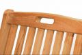 Scaun grădină pliabil tec, spătar reglabil, rezistent intem