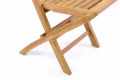 Scaun de grădină pliabil DIVERO Hantown - lemn de tec