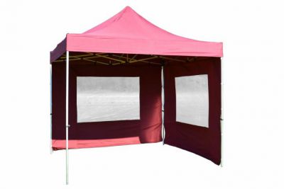 Cort de grădină Foarfecă PROFI 3x3 m visiniu