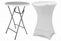 Masă pliabilă BISTRO incl. husă elastic 80 x 80 x 110 cm