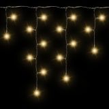 Lumină de ploaie de Crăciun 7,8 m, 400 LED, alb cald