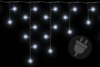 Instalație luminoasă Crăciun, tip perdea ploaie, - 11.9m, 600 LED, alb rece