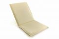 Saltea pentru scaune de grădină joase - crem