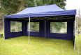 Cort de petrecere în grădină 3 x 6 PROFI - foarfecă-albastru