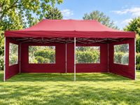 Cort grădină PROFI, model foarfecă  3x6 m grena